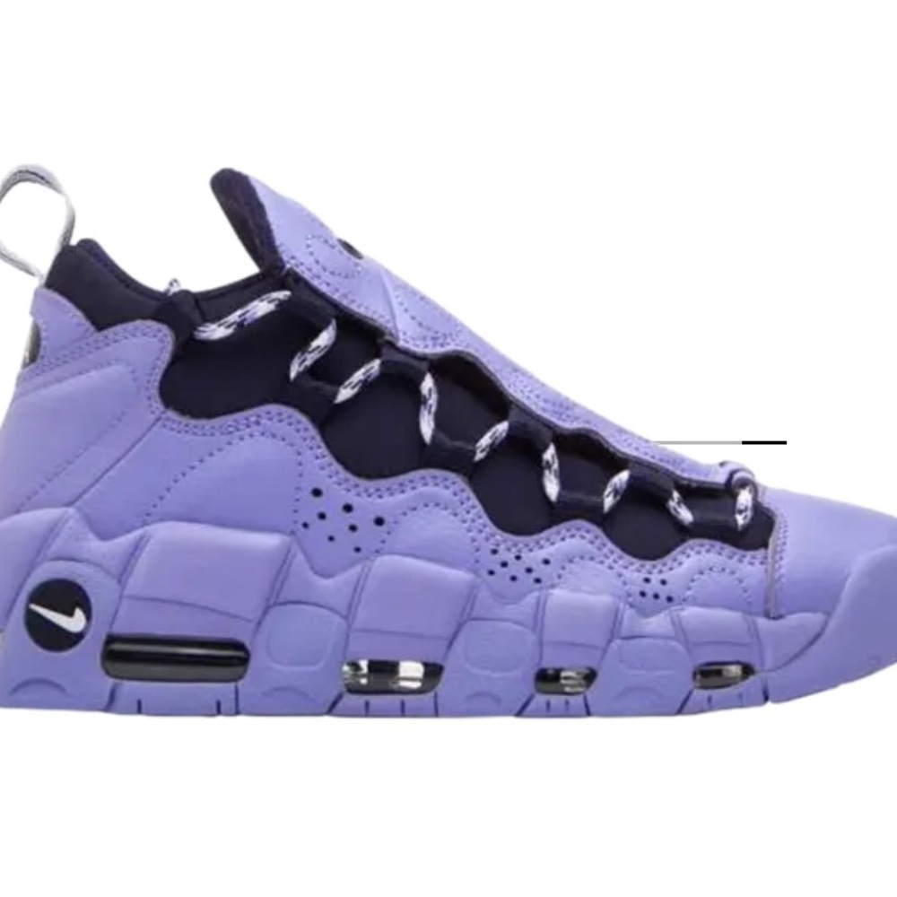 Size 9.5- Nike Air More Money This Game is Mine, Twilight